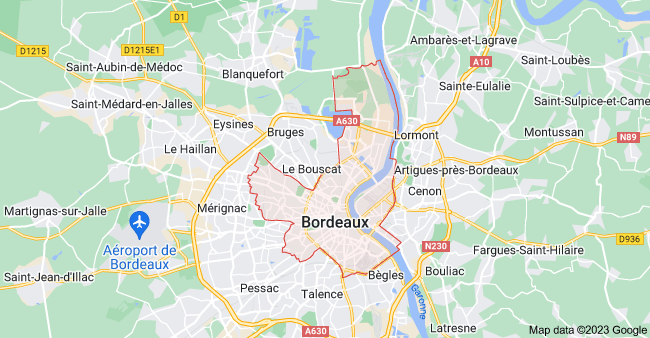 Agence SEO Bordeaux - Carte