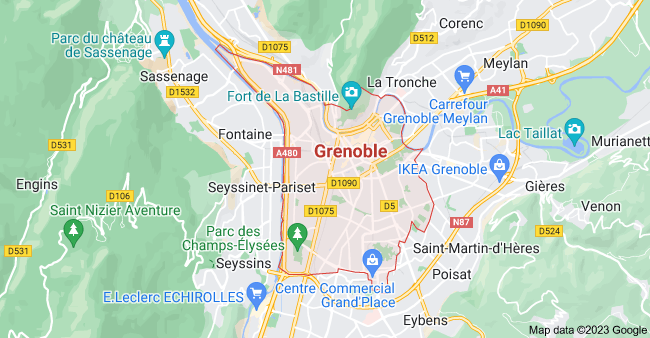 Agence SEO Grenoble - Carte
