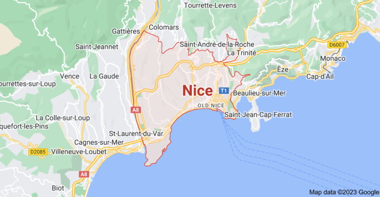 Carte de Nice - Agence SEO